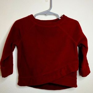 Old Navy Baby Fleece Sweatshirt 18/24 Mo Burgundy